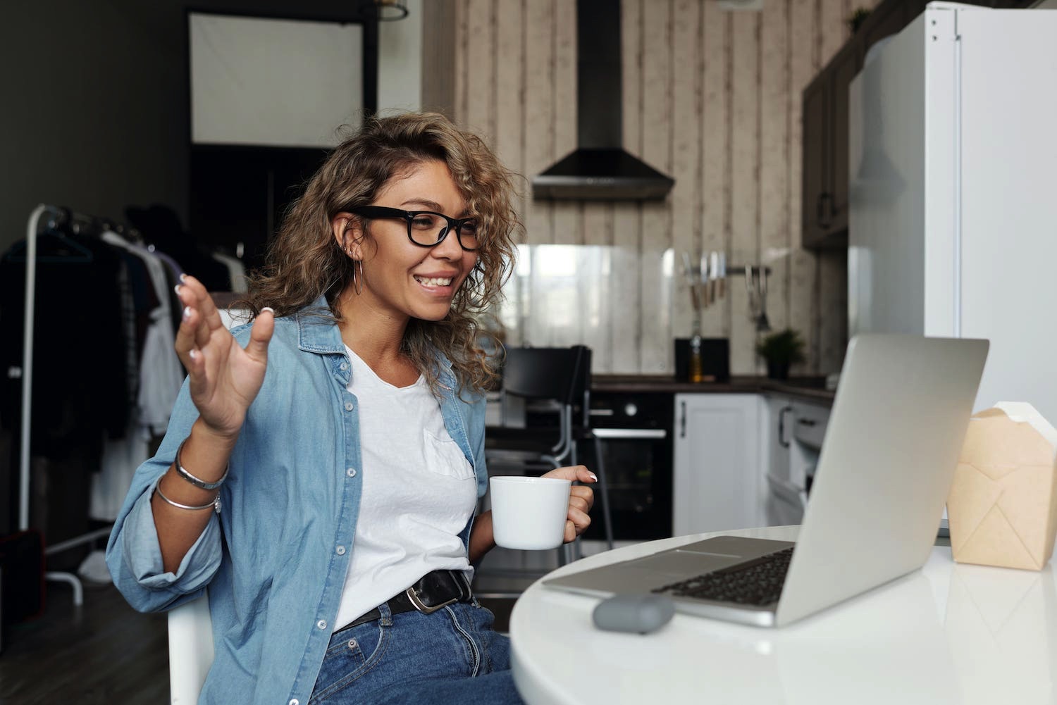 Woman having Virtual Therapy
